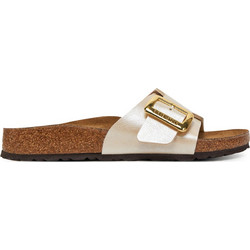 Birkenstock Catalina Δερμάτινα Γυναικεία Σανδάλια Ανατομικά Χρυσά 1029393