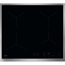 AEG TN64IA00XB Αυτόνομη Επαγωγική Εστία με Λειτουργία Κλειδώματος, Π57,6εκ, Inox Πλαίσιο