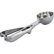 Chios Hellas Κουτάλα Παγωτού Inox με Ελατήριο 6 cm Ασημί