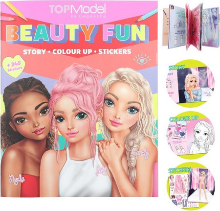 TOPModel - Colouring Book BEAUTY FUN (0413137 )