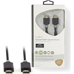 Nedis Καλώδιο HDMI 1.4 HDMI Male to HDMI Male 3m Black CVBW34000AT30