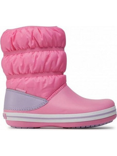 Crocs CROCBAND WINTER BOOT PINK LEMONADE/LAVENDER Crocs