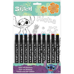 Disney Stitch Paint with numbers