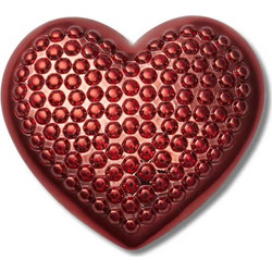 Crocs Jibbitz Bling Heart-ΚΟΚΚΙΝΟ