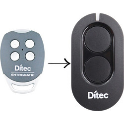 Ditec/Entrematic ZEN2 - Τηλεχειριστήριο Γκαραζόπορτας 433,92MHz με 2 Κουμπιά (Rolling Code)