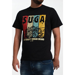 Κοντομάνικο T-Shirt SUGA SBB-01 Μαύρο