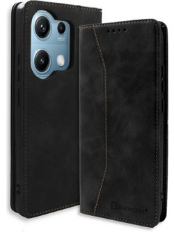 Bodycell Book Case Θήκη Πορτοφόλι Black (Xiaomi Redmi Note 14S)