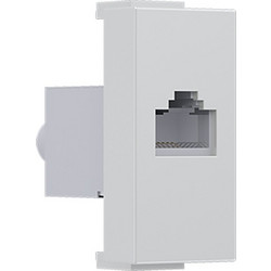 MODYS ΠΡΙΖΑ ΔΙΚΤΥΟΥ ΙΒΟΥΑΡ 1 ΣΤ. RJ45 CAT.6A ΜΕ ΘΩΡΑΚΙΣΗ IP20 ACA - 10101312544