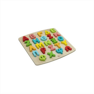 Παιδικό Puzzle Hape Ξύλινο Alphabet-Greek
