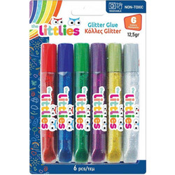 Κόλλες Glitter 6τμχ 646026 The Littlies