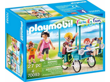 Playmobil Family Fun Οικογενειακό Ποδήλατο για 4+ Ετών 70093