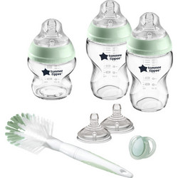 Tommee Tippee Closer To Nature Σετ Γυάλινα Μπιμπερό με Θηλή Σιλικόνης 0-6m Mint 7τμχ