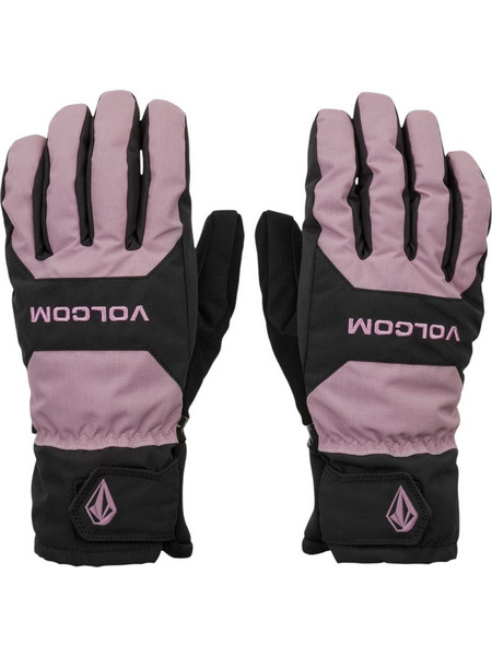 Volcom V.Co Nyle Αδιάβροχα Ανδρικά Γάντια Σκι & Snowboard Μαύρα Ροζ
