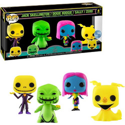 Funko Pop! Jack Skellington, Oogie Boogie, Sally, Zero 4-Pack Disney The Nightmare Before Christmas Exclusive