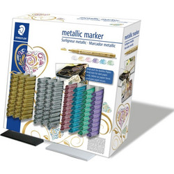 ΜΑΡΚΑΔΟΡΟΙ STAEDTLER METALIC (stand 100τεμ.)