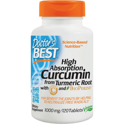 Doctor's Best High Absorption Curcumin 1000mg 120 Ταμπλέτες