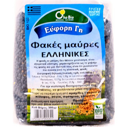 Βιολογικές Φακές Μαύρες Ελληνικές - Βιο-Υγεία - 300gr