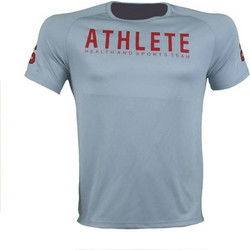 T-SHIRT DRI FIT ATHLETE Γκρί Με Κόκκινο 21173 (H&S)