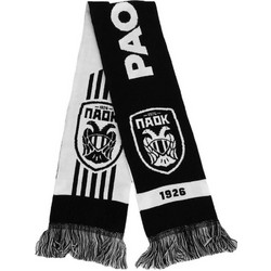 Κασκόλ Ασπρόμαυρο Σήμα Ομάδα ΠΑΟΚ PKSC04