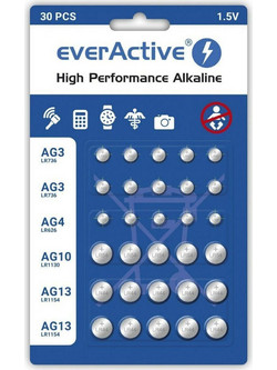 everActive LR41 / LR626 / LR1130 / LR1154 30τμχ