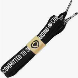 CIRCA Men Urban Laces 145x1.5cm - BLACK/WHITE - MBO029-BLKWHT