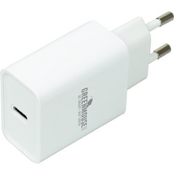 GreenMouse 46956678 Φορτιστής Χωρίς Καλώδιο με Θύρα USB-C 20W Power Delivery White