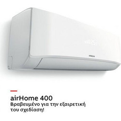 Hitachi AIRHOME400 RAK-DJ35PHAE/RAC-DJ35PHAE Κλιματιστικό Inverter 12000 BTU A++/A+++