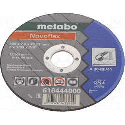 Δίσκοι κοπής Novoflex 125x2,5x22,2 σιδήρου