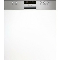 Brandt BDB325LX Εντοιχιζόμενο Πλυντήριο Πιάτων για 13 Σερβίτσια 57cm Inox