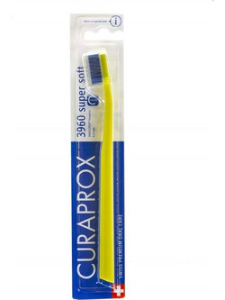 Curaprox CS 3960 Super Soft Οδοντόβουρτσα Τιρκουάζ Κίτρινη