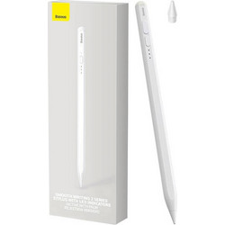 Baseus Ψηφιακή Γραφίδα Αφής Smooth Writing (Active) με Eνδείξεις LED (Λευκό)