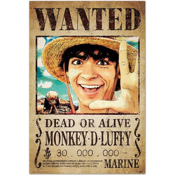 Αφίσα 61Χ91,5εκ NETFLIX ONE PIECE Wanted Monkey D. Luffy