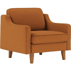 Papatya Πολυθρόνα Αδιάβροχη Caramel Walnut 90x87x84cm Robin 918CMF1105