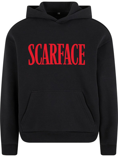 Scarface Magazine Cover Fluffy Hoodie black