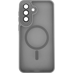 Back Cover Bumper Plexiglass με MagSafe και Προστασία Καμερών για Samsung A37 Γκρί