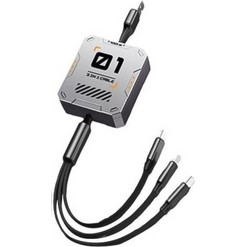 Καλώδιο Γρήγορης Φόρτισης 3 Σε 1 USB-Type C-Micro-Lightning Andowl Q-SJ100