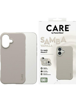 PanzerGlass Case CARE by Fashionable Samba MagSafe for iPhone 17 vanilla - (CR37406)