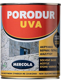 Mercola Porodur Aqua UVA Βερνίκι Gloss 0.75lt