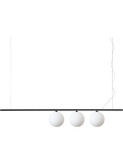 Ideal Lux Perline Κρεμαστό Φωτιστικό Οροφής Ράγα Τρίφωτο G9 Χρυσό 307008