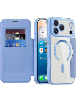 Techsuit - Smartmag Book Case - Iphone 17 Pro - Light Blue