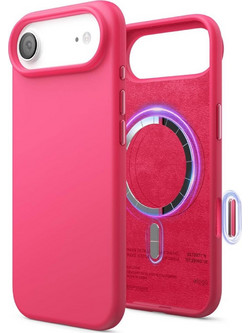 Θήκη iPhone Air Elago Magnetic Silicone Case Premium Σιλικόνης με MagSafe - Ice Red (ES17MSSC66AIR-IRED)
