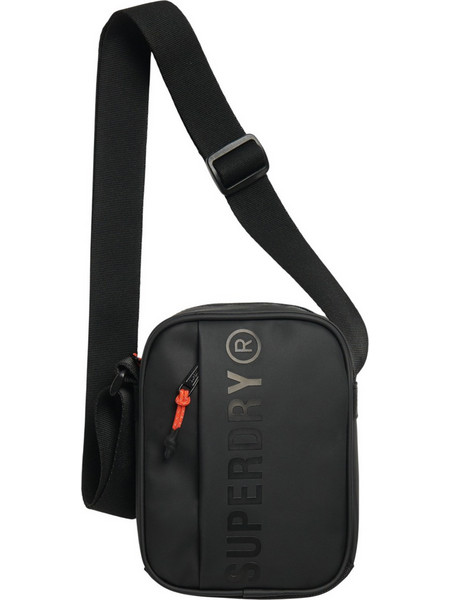 Superdry Ανδρική Τσάντα Ώμου / Χιαστί Μαύρη Y9110268A-0XM