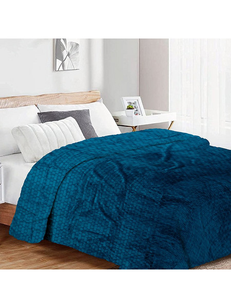 Κουβέρτα Fleece Μονή 160X220 Dimcol Jacquard Brick 3 (160x220)