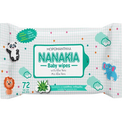 Νανάκια Μωρομάντηλα Χωρίς Οινόπνευμα με Aloe Vera 72τμχ