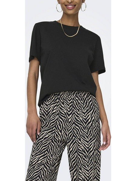 ONLY ONLMONJA LIFE S/S TEE JRS NOOS 15320892-BLACK Black
