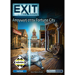 Κάισσα Exit Απαγωγή Στην Fortune City Επιτραπέζιο Παιχνίδι για 12+ Ετών για 1-4 Παίκτες