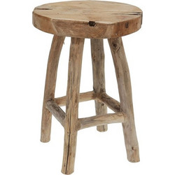 BOX37211 The Netherlands Σκαμπώ Ξύλινο Teak 30x30x42cm J11300300