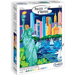 SentoSphere PALETTE D'ARTISTE Paint by Numbers - New York 028-45215