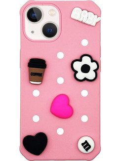 Vivid Silicone Pins Θήκη Pink (iPhone 13)