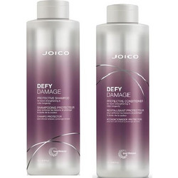 Joico - Defy Damage Protective Shampoo 1000 ml + Joico - Defy Damage Protective Conditioner 1000 ml